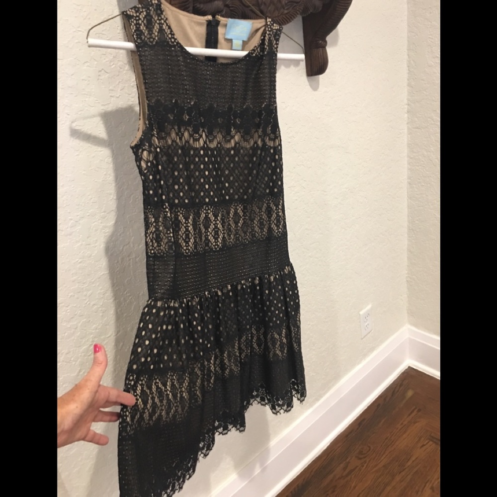 Black cocktail dress worn twice